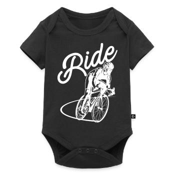 Bike Biking Bicycle Cycling - Baby Premium short-sleeve bodysuit - black - Front