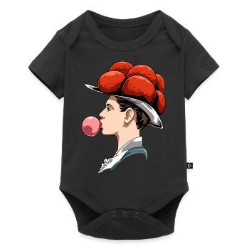 Bollenhut Kaugummi Schwarzwald für einen - Baby Premium Kurzarmbody - Schwarz - Vorne