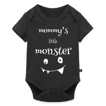 Le petit monstre de maman - Body à manches courtes Premium Bébé - noir - Devant