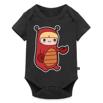 Cancer Zodiac Sign - Baby Premium short-sleeve bodysuit - black - Front