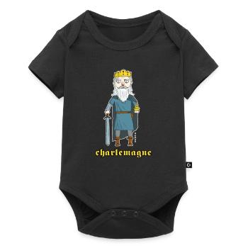 Charlemagne - Body à manches courtes Premium Bébé - noir - Devant