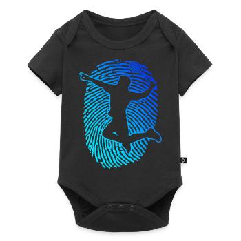 Squash Badminton Joueur Badminton Hommes - Body à manches courtes Premium Bébé - noir - Devant