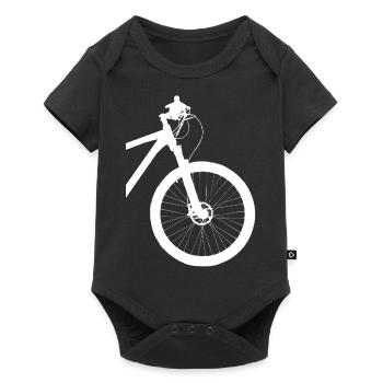 Vélo Vélo VTT Cyclisme Trial Descente - Body à manches courtes Premium Bébé - noir - Devant