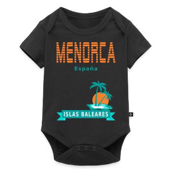 Menorca - Islas Baleares - España - Baby Premium short-sleeve bodysuit - black - Front