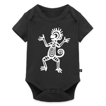 Culture des Incas, singes, singes - Body à manches courtes Premium Bébé - noir - Devant