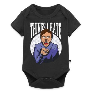 Things I Hate You People Misanthrope Hate - Baby Premium short-sleeve bodysuit - black - Front