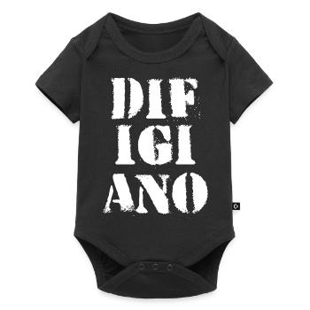 difigiano white - Baby Premium short-sleeve bodysuit - black - Front