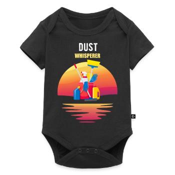 Cleaner Cleaning lady - Baby Premium short-sleeve bodysuit - black - Front