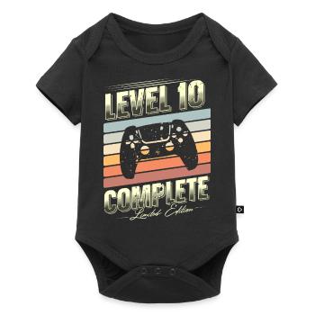 10th Birthday Level 10 Complete Limited Edition - Baby Premium short-sleeve bodysuit - black - Front