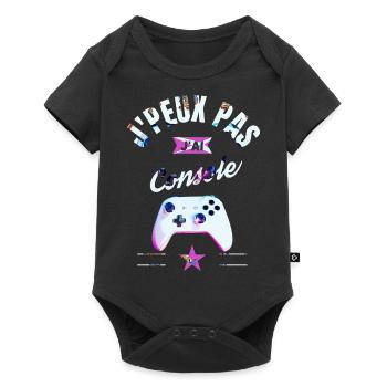 Teeshirt J'Peux Pas J'Ai Console - Body à manches courtes Premium Bébé - noir - Devant
