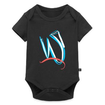 Artful W - Baby Premium short-sleeve bodysuit - black - Front