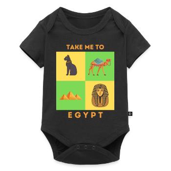 TAKE ME TO EGYPT - Baby Premium short-sleeve bodysuit - black - Front