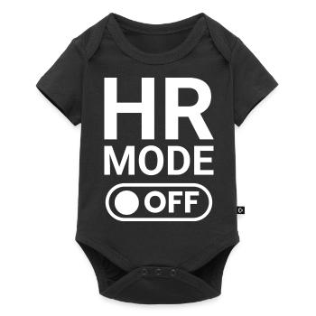 HR Mode OFF - Baby Premium short-sleeve bodysuit - black - Front