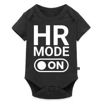 HR Mode ON - Baby Premium short-sleeve bodysuit - black - Front