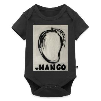 mango - Baby Premium Kurzarmbody - Schwarz - Vorne
