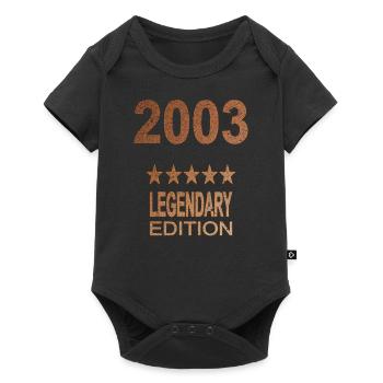 Legendary 2003 Edition - Baby Premium short-sleeve bodysuit - black - Front