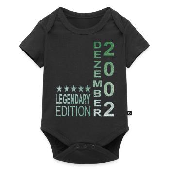 Legendary 2002 December Edition - Baby Premium short-sleeve bodysuit - black - Front