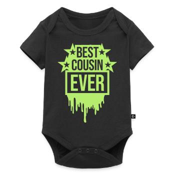 best cousin ever quote - Baby Premium short-sleeve bodysuit - black - Front