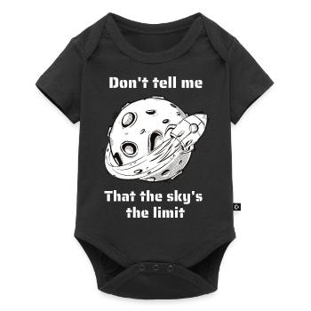 Don't Tell Me That The Sky's The Limit Retro Space - Baby Premium short-sleeve bodysuit - black - Front