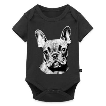 Dog Dog Owner Bulldog Dogs Dog Owner - Body à manches courtes Premium Bébé - noir - Devant