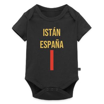 Istan Espana Istan Spanien Souvenir - Baby Premium Kurzarmbody - Schwarz - Vorne