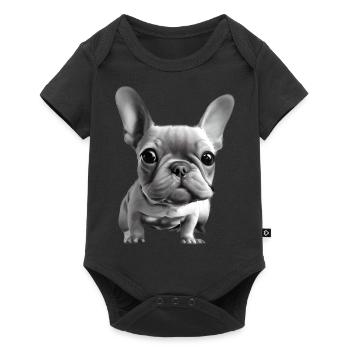 Chiens Chien Bouledogue Français Chien Propriétaire Chien - Body à manches courtes Premium Bébé - noir - Devant
