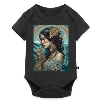 Ghotic Class - Baby Premium short-sleeve bodysuit - black - Front