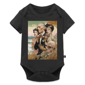 Ghotic Class - Baby Premium short-sleeve bodysuit - black - Front