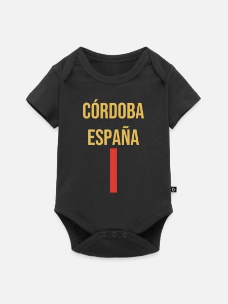 Córdoba Souvenir - Baby Premium Kurzarmbody - Schwarz