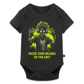 Zombie DJ - Baby Premium short-sleeve bodysuit - black - Front