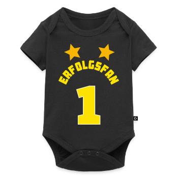 Erfolgsfan - macht sichtbar, was offensichtlich is - Baby Premium Kurzarmbody - Schwarz - Vorne