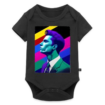 Stand with Pride - Baby Premium Kurzarmbody - Schwarz - Vorne