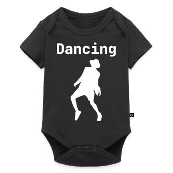 Dancing Dance Music - Baby Premium short-sleeve bodysuit - black - Front