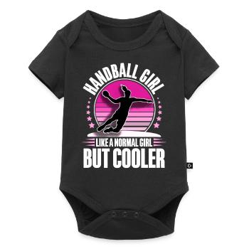 Handballeur handballeur - Body à manches courtes Premium Bébé - noir - Devant
