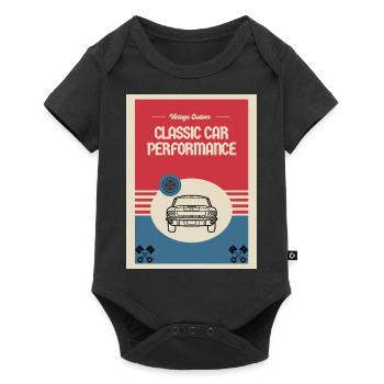 Classic Custom Car Performance - Baby Premium short-sleeve bodysuit - black - Front