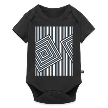 Abstract Design Illusion - Baby Premium short-sleeve bodysuit - black - Front