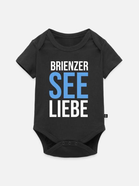 Brienzersee-Liebe - Baby Premium Kurzarmbody - Schwarz