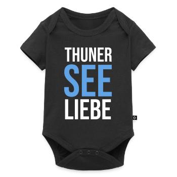 Thunerseeliebe Thunersee-Liebe - Baby Premium Kurzarmbody - Schwarz - Vorne