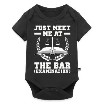 Anwalt - Baby Premium Kurzarmbody - Schwarz - Vorne