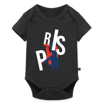 The authentic Paris souvenir - Baby Premium short-sleeve bodysuit - black - Front