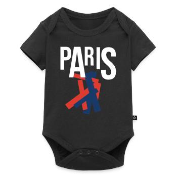 Souvenir créatif Paris - Body à manches courtes Premium Bébé - noir - Devant