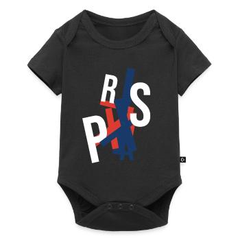 Paris Cadeau Enfant Paris - Body à manches courtes Premium Bébé - noir - Devant