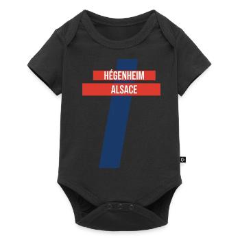 Hégenheim Alsace Hégenheim Souvenir - Baby Premium short-sleeve bodysuit - black - Front
