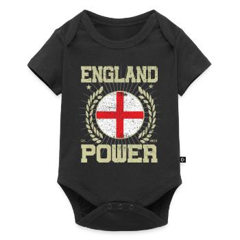 Cool England Design - Body à manches courtes Premium Bébé - noir - Devant