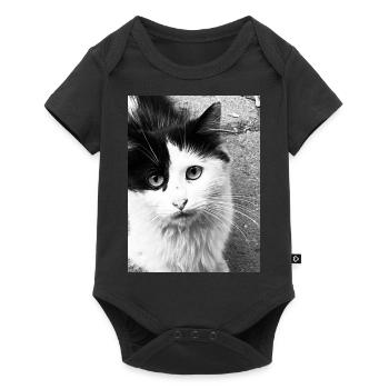 Feline - Baby Premium short-sleeve bodysuit - black - Front