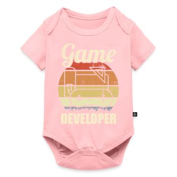 Développement de jeux - Body à manches courtes Premium Bébé - rose - Devant