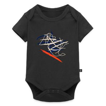 Abstract Dress Abstract Clothing Style - Baby Premium short-sleeve bodysuit - black - Front