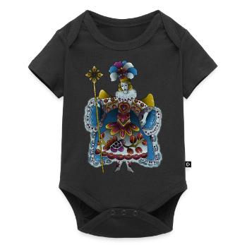 Angel - Baby Premium short-sleeve bodysuit - black - Front