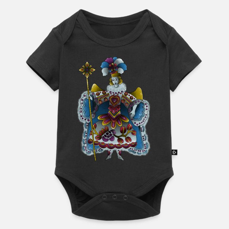 Ange - Body à manches courtes Premium Bébé - noir