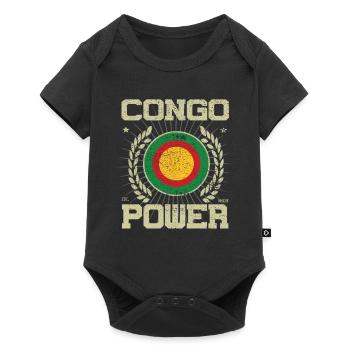 Cool Congo Design - Body à manches courtes Premium Bébé - noir - Devant